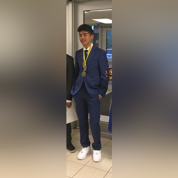 Graduation Prom Suit Blue - Picture 7 of 7